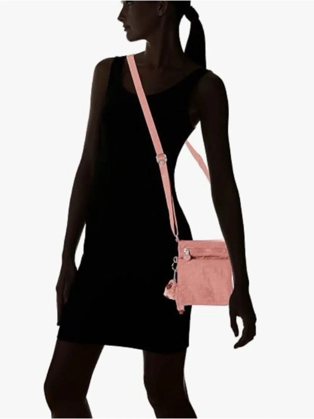 KIPLING Nylon New Eldorado Crossbody Bag Kind Rose NWT